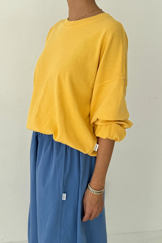 LE BON SHOPPE Cali Jersey Sweatshirt - Egg Yolk