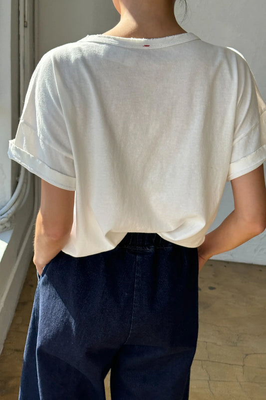 LE BON SHOPPE Vintage Fille Tee - Clean White