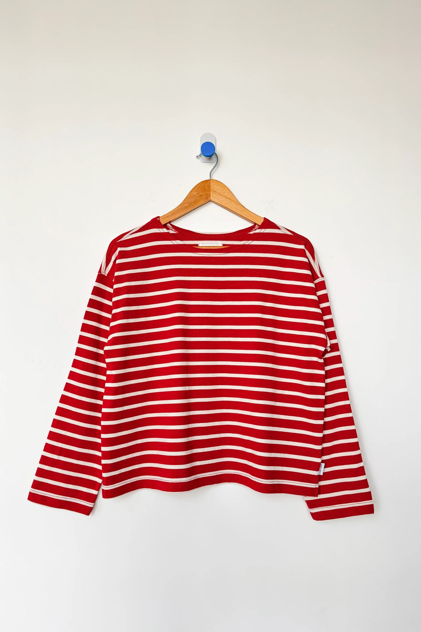 LE BON SHOPPE Sailor Top - White Stripe On Red