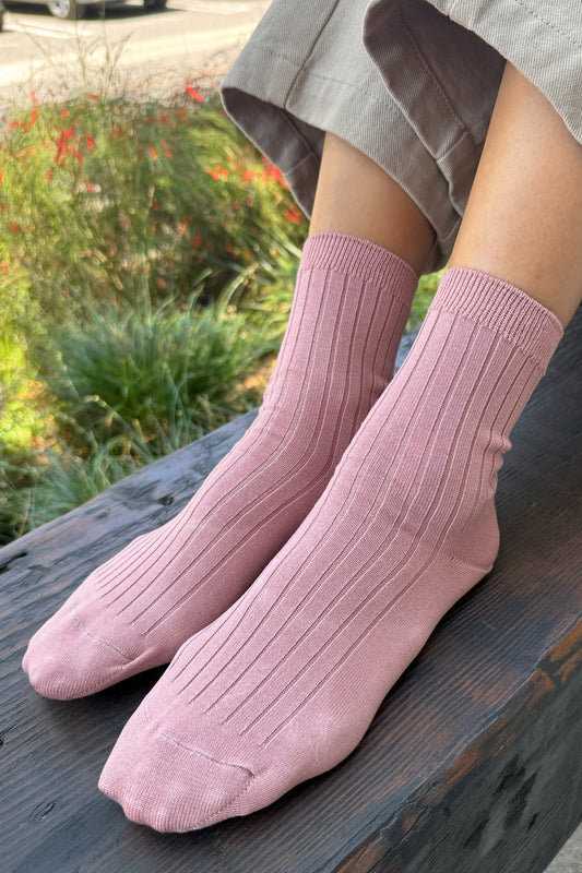 Le Bon Shoppe Her Socks - Desert Rose
