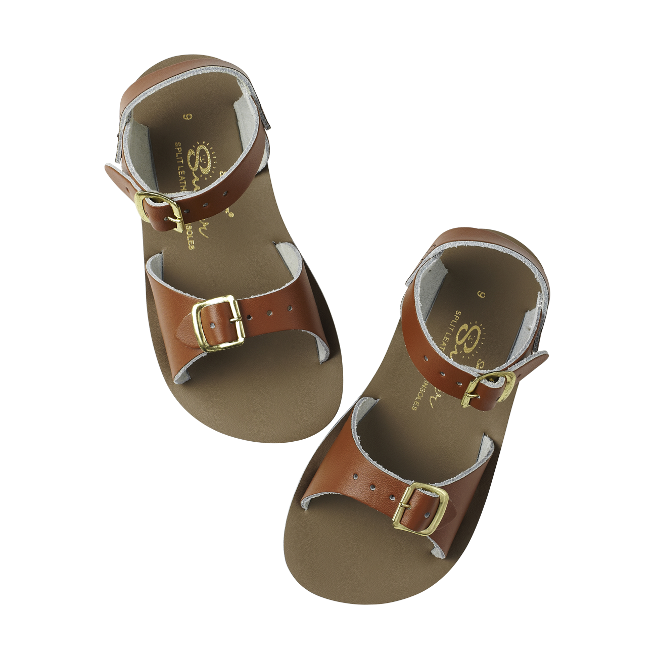 Salt-Water sandals - Kids Surfers style in Tan