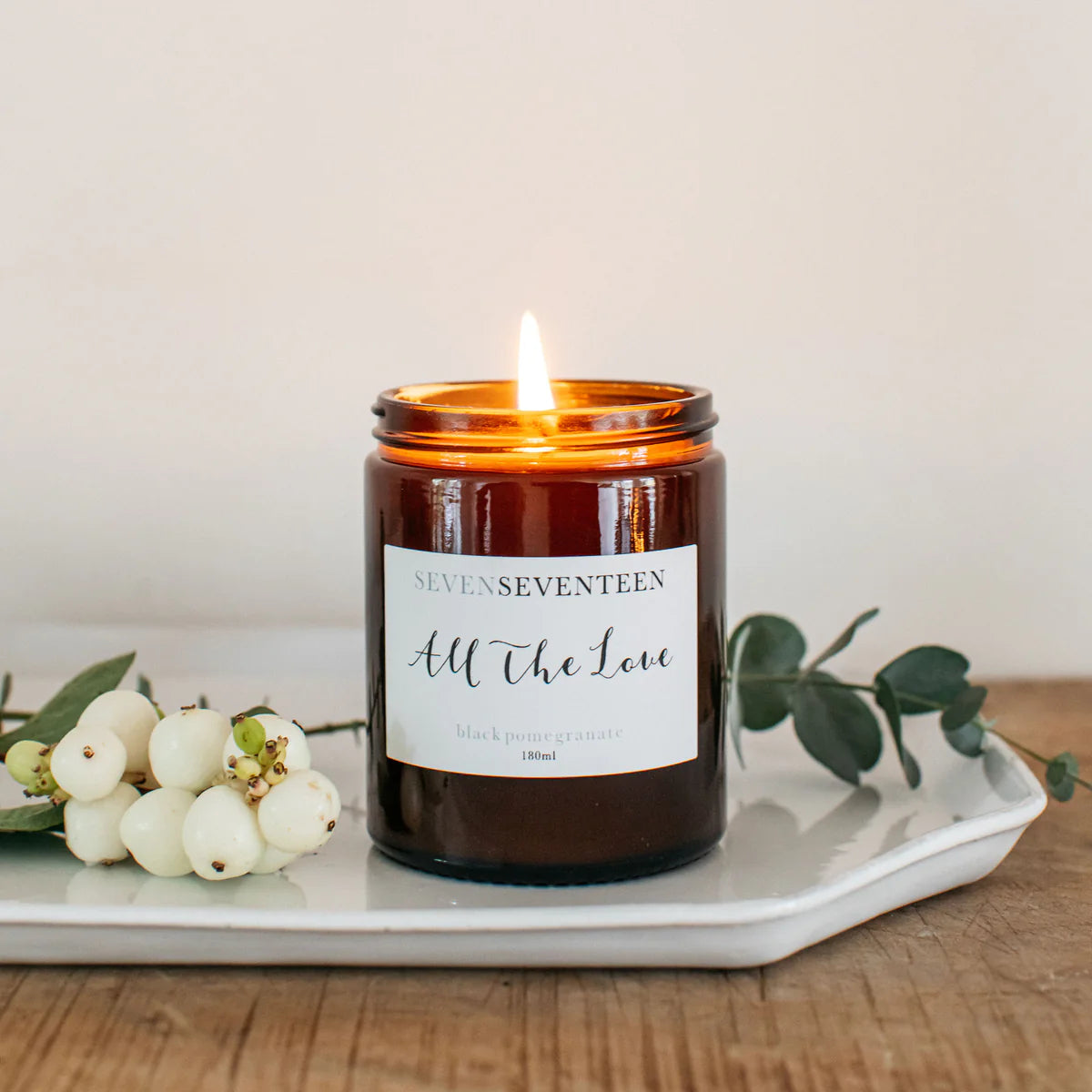 SEVENSEVENTEEN Med Candle - All The Love/Black Pomegranate