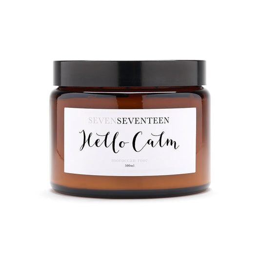 SEVENSEVENTEEN Large Candle - Hello Calm/Moroccan Rose