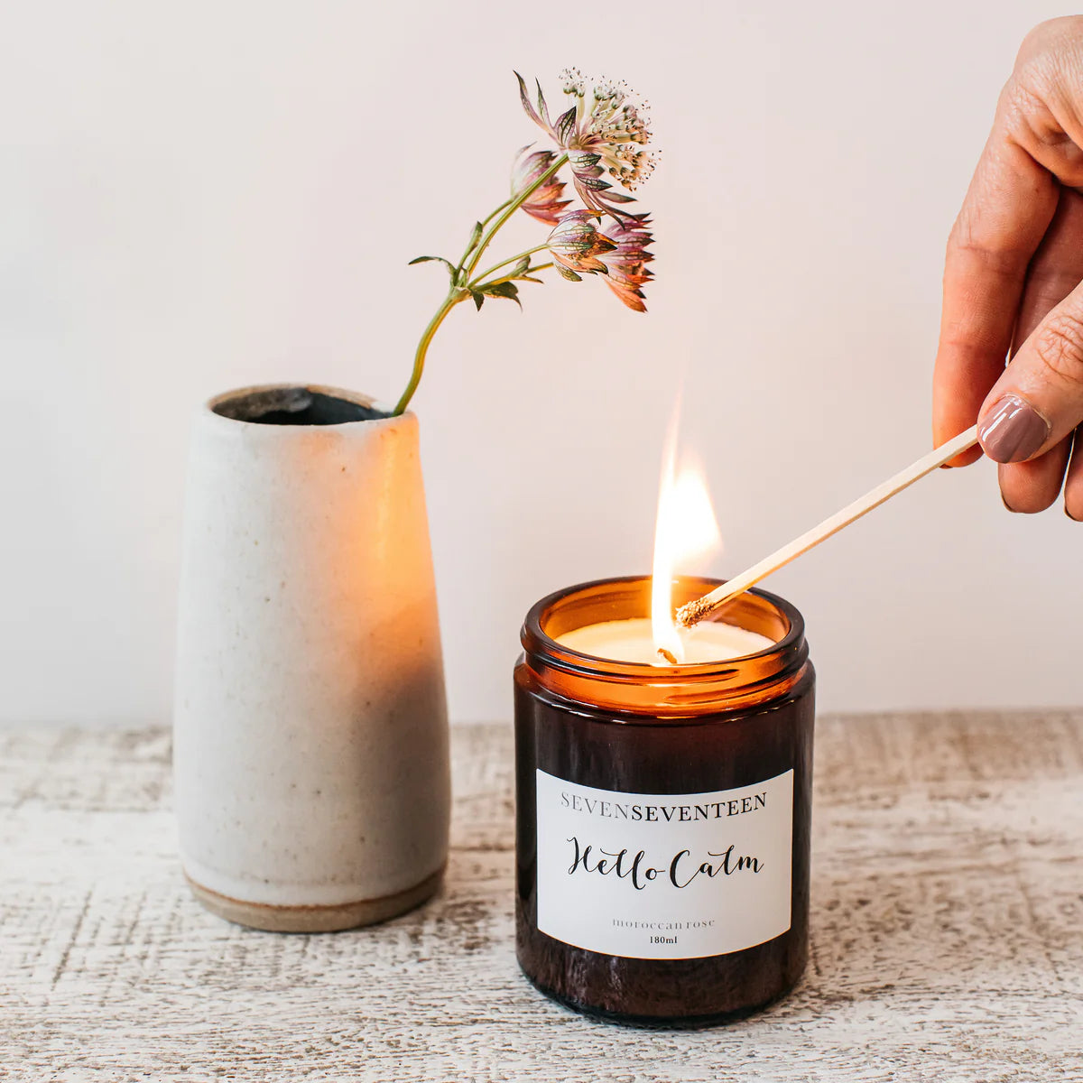 SEVENSEVENTEEN Med Candle - Hello Calm/Moroccan Rose