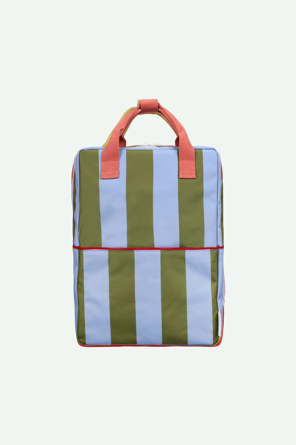 STICKY LEMON Backpack - Large - Stripes -  tickling grass + cloud blue