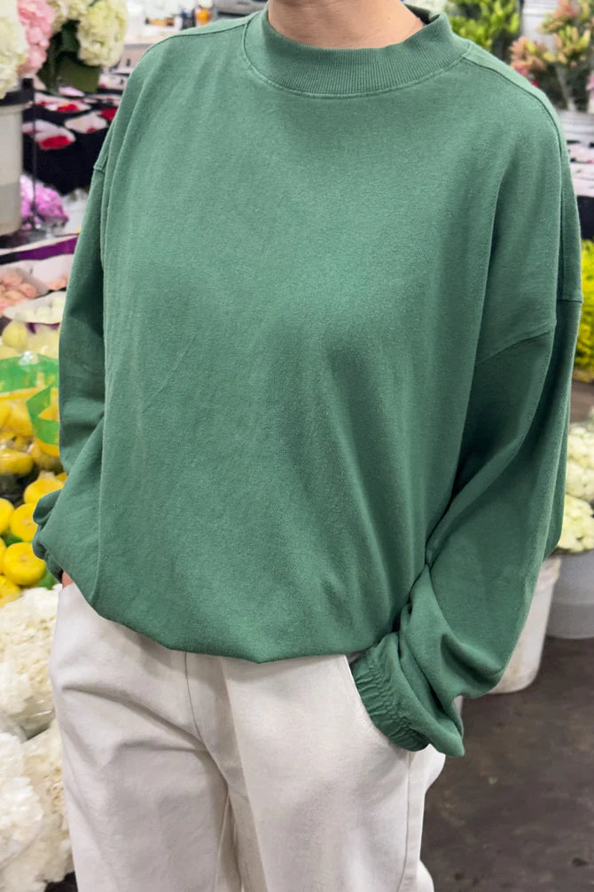 LE BON SHOPPE Daisy Long Sleeve Top - Basil