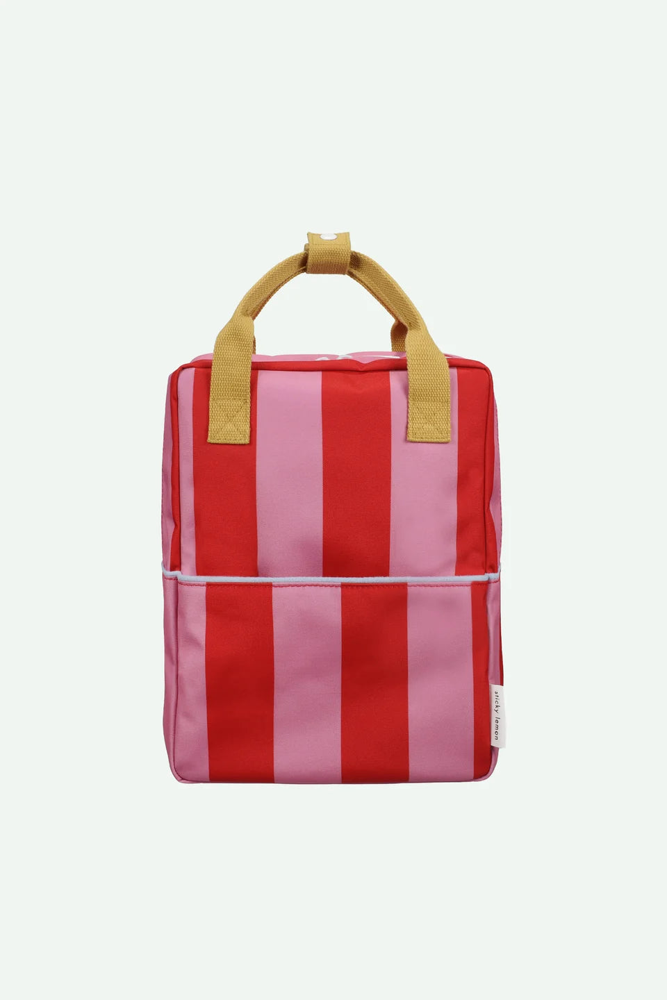 STICKY LEMON Backpack - Medium - red apple + rosebay pink