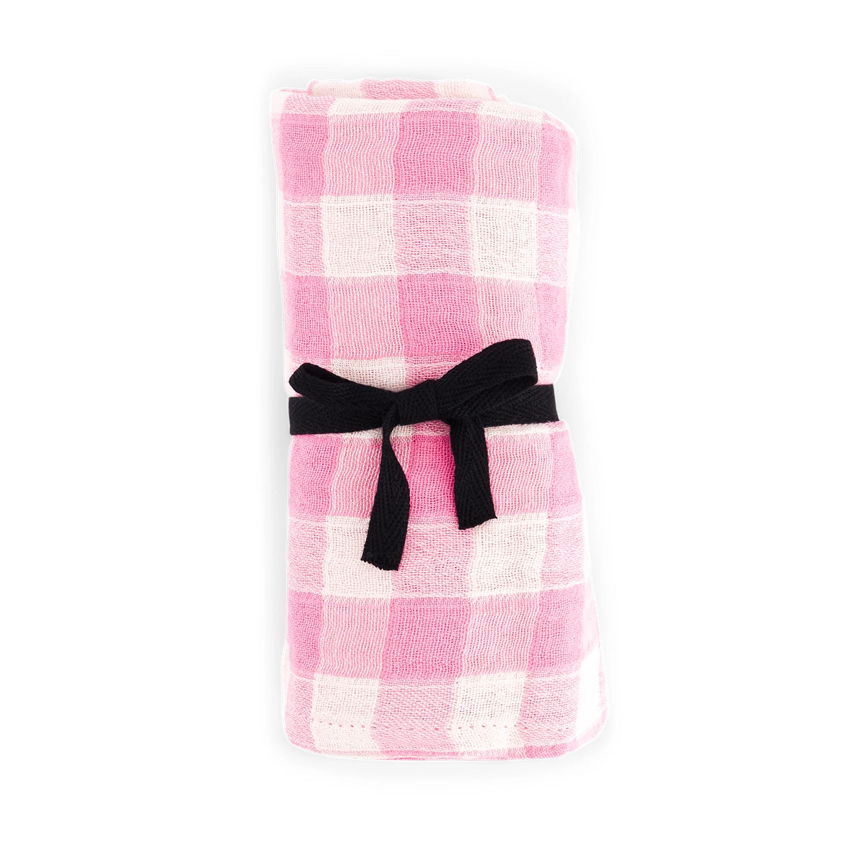 ROSE IN APRIL Swaddle - Pink/White Gingham