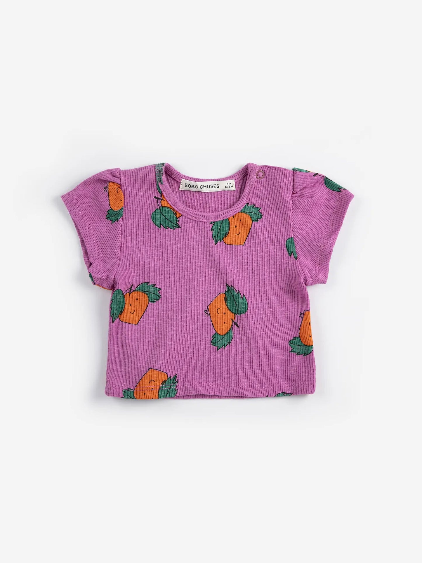 BOBO CHOSES Baby Tangerine All Over Print T shirt