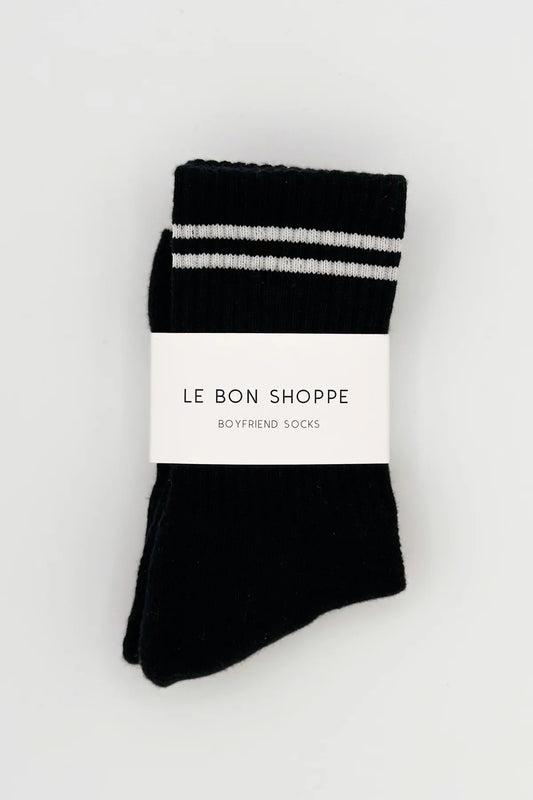 Le Bon Shoppe Boyfriend Socks - Black
