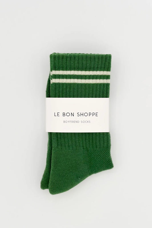 Le Bon Shoppe Boyfriend Socks - Moss