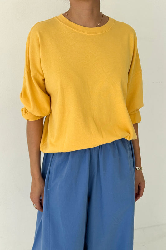 LE BON SHOPPE Cali Jersey Sweatshirt - Egg Yolk