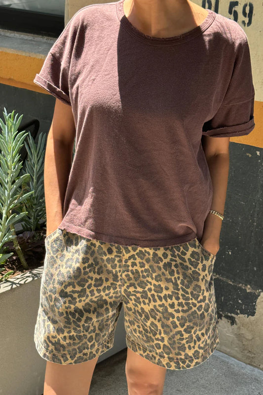 LE BON SHOPPE Vintage Fille Tee - Coffee