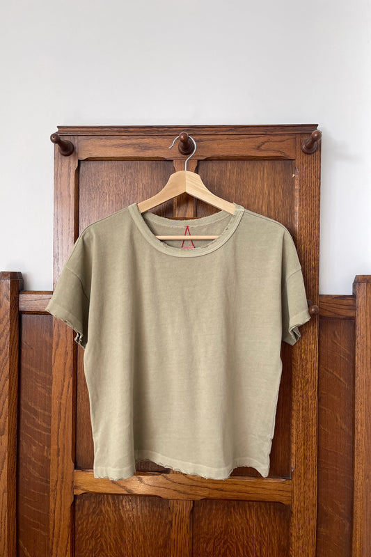 LE BON SHOPPE Vintage Fille Tee- Pistachio