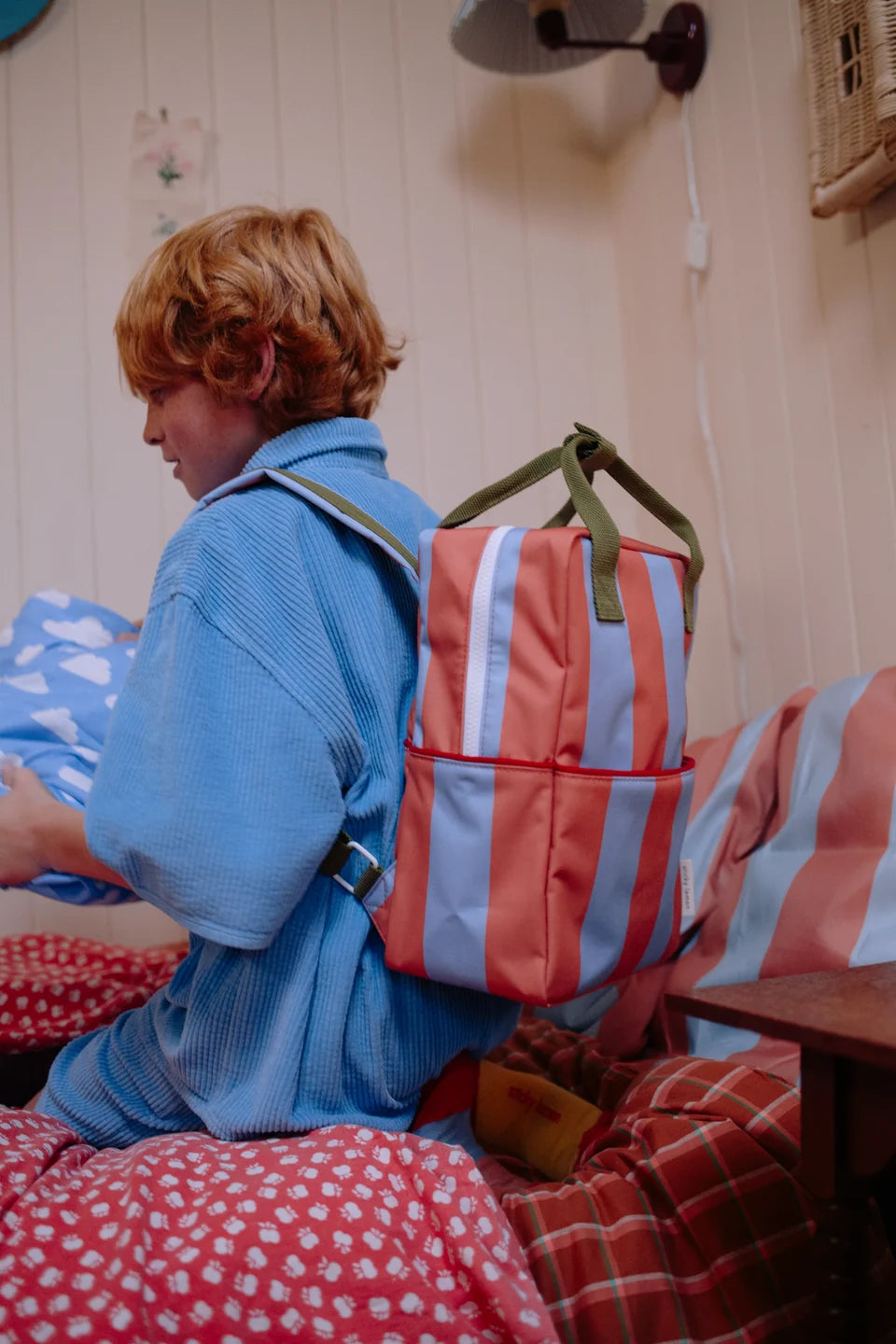 STICKY LEMON Backpack - Medium - cloud blue + maple whirl