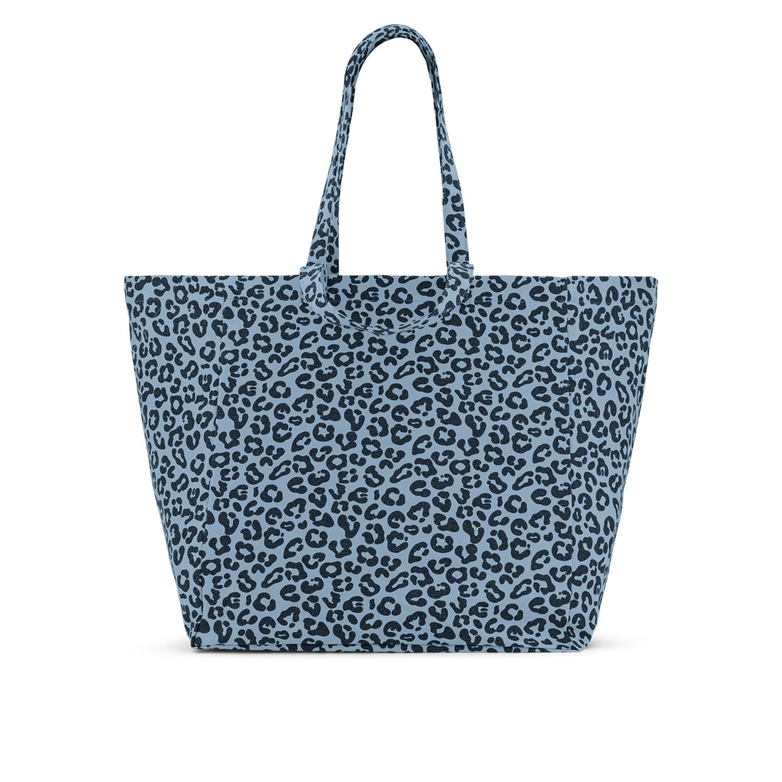 ROSE IN APRIL Tote Bag - Grey Blue Leopard