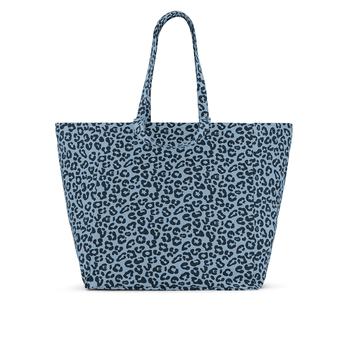 ROSE IN APRIL Tote Bag - Grey Blue Leopard