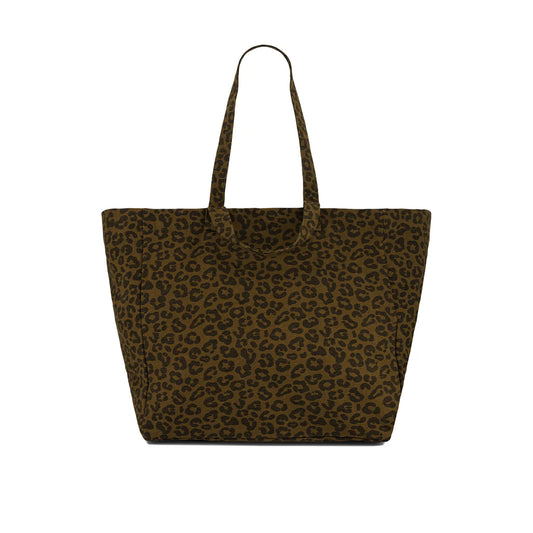 ROSE IN APRIL Tote Bag - Olive Leopard