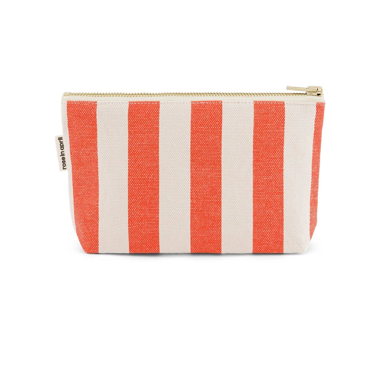 ROSE IN APRIL Small Bag - Red/Cream Stripes