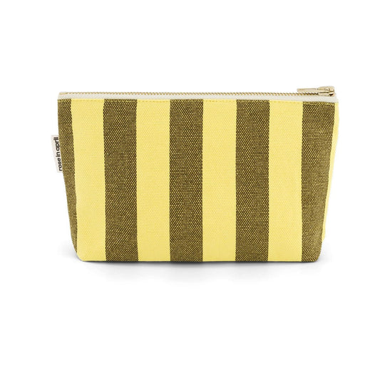 ROSE IN APRIL Small Bag - Yellow/Olive Stripes