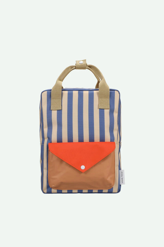 STICKY LEMON Backpack - Medium - Envelope Blue Stripes