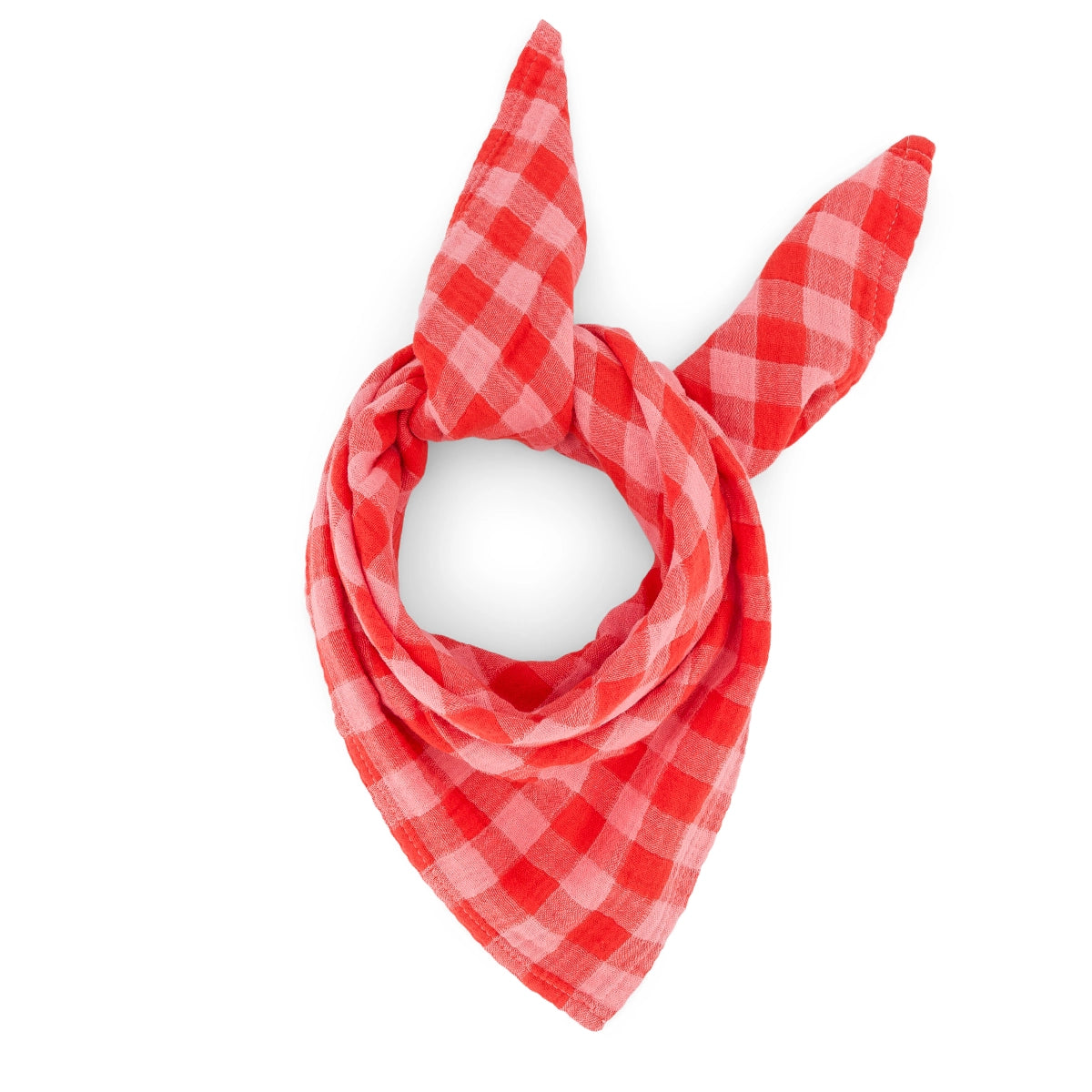 ROSE IN APRIL Swaddle - Red/Pink Gingham