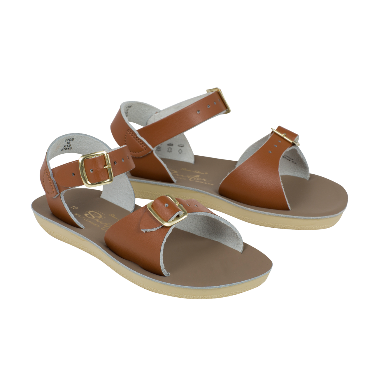 Salt-Water sandals - Kids Surfers style in Tan